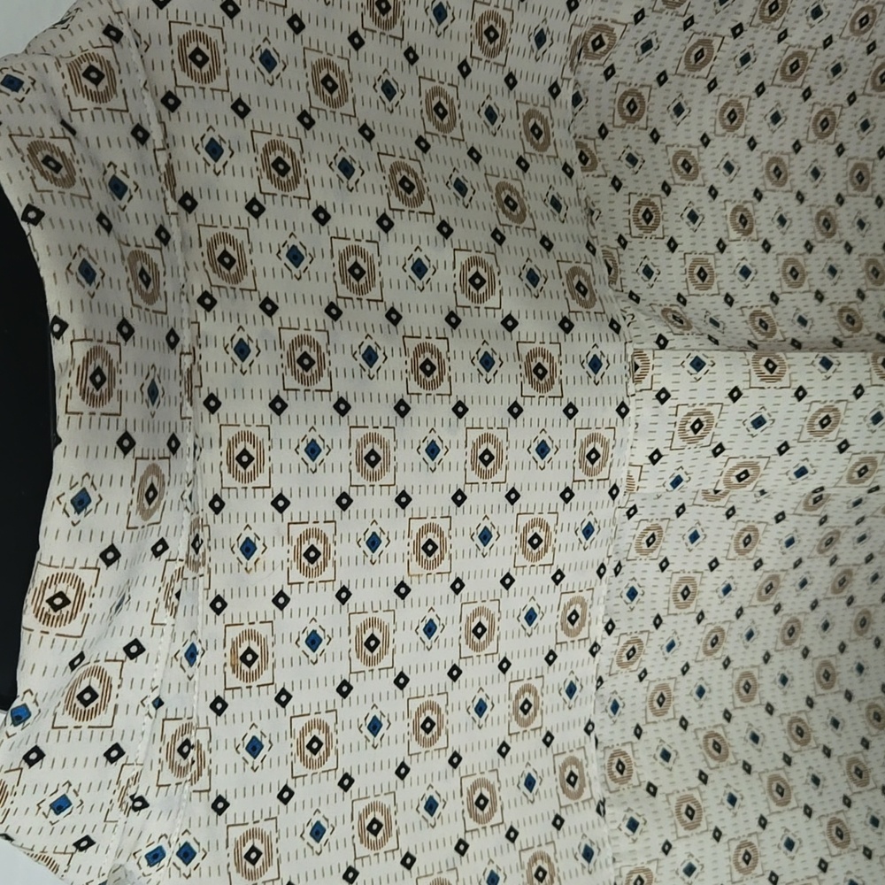 Haband Travelers Cream Patterned Shirt - Picture 10 of 11